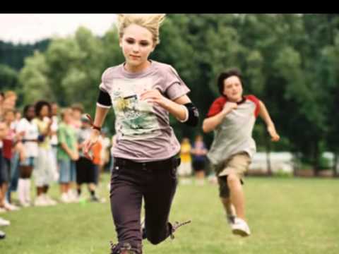 Leslie winning the race again.