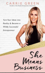 Book Cover She Means Business by Carrie Green
