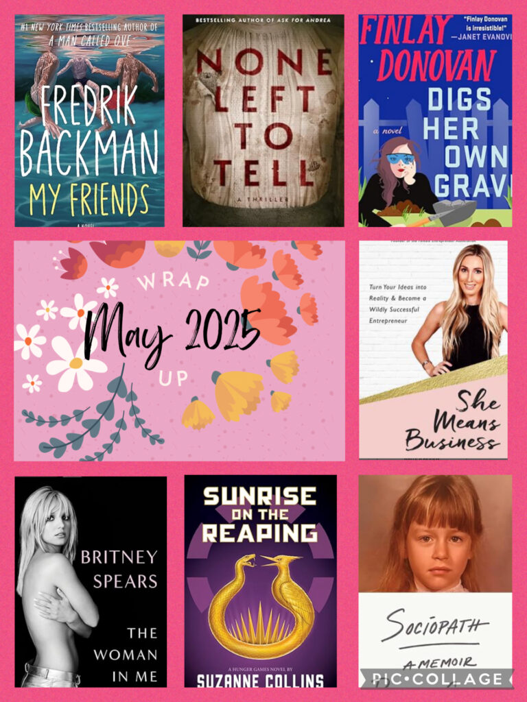 May 2025 reads collage